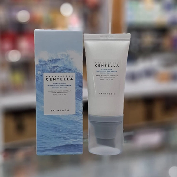 ضد آفتاب سنتلا اسکین 1004 کره ای  اصل بر پایه آب SPF50 بی رنگ 50 میل | SENTELLA HYALU-cica WATER-FIT SUN SERUM spf50